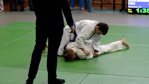 Competitions Judo Vídeo Stock 130881341