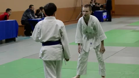 Competitions Judo Stock Footage 130883903