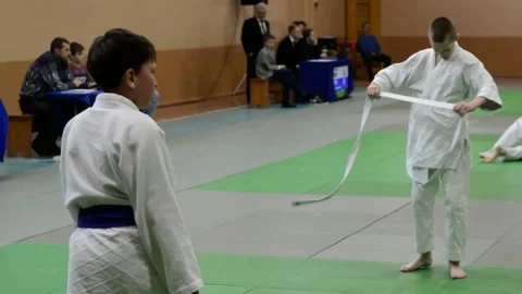 Competitions Judo Vídeos de archivo 130884418