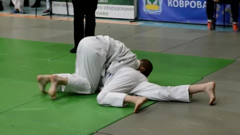 Competitions Judo Stock Footage 130884471
