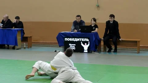 Competitions Judo Stock Footage 130930542