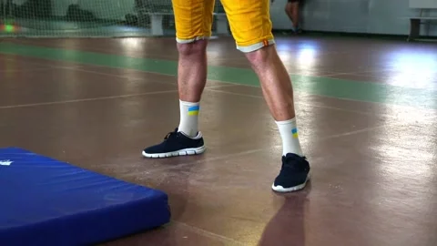 Competitions in kettlebell lifting Stock Footage 91810086