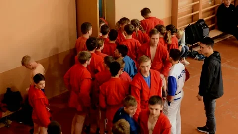 Competitions Sambo Stock Footage 131407301