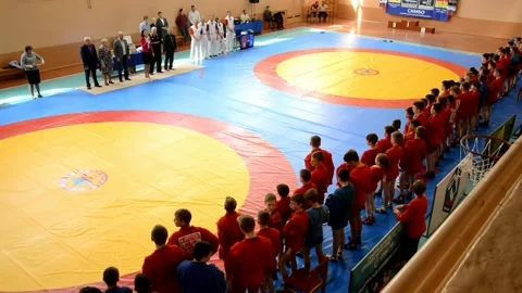 Competitions Sambo Stock Footage 131407372