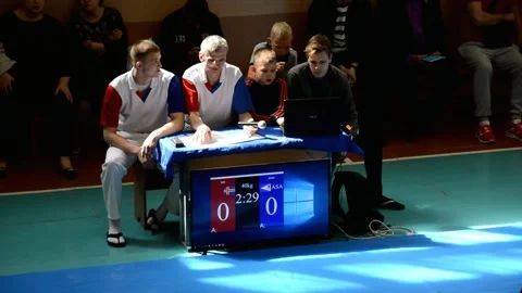 Competitions Sambo Stock Footage 131409522