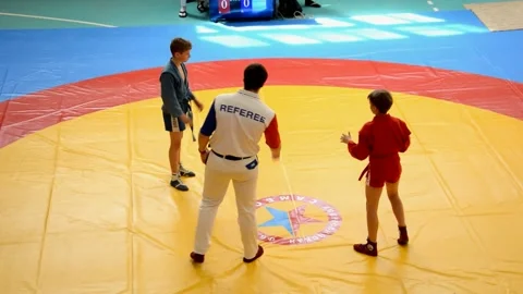 Competitions Sambo Stock Footage 131411193