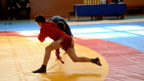 Competitions Sambo Stock Footage 131487785