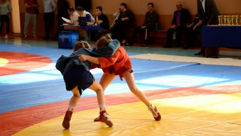 Competitions Sambo Stock Footage 131566290