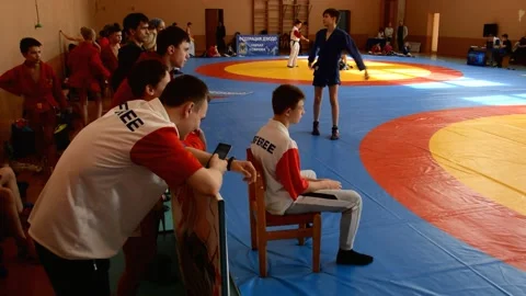 Competitions Sambo Stock Footage 131566432