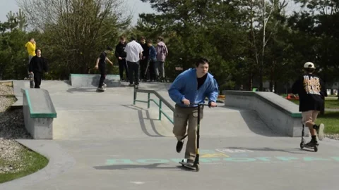 Competitions skateboarding Stock Footage 314468136