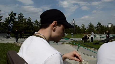 Competitions skateboarding Stock Footage 314468410