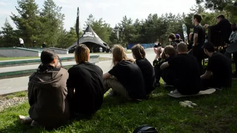 Competitions skateboarding Stock Footage 314468539