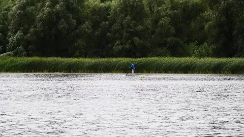 Competitions in SUP surfing Видео 221350463