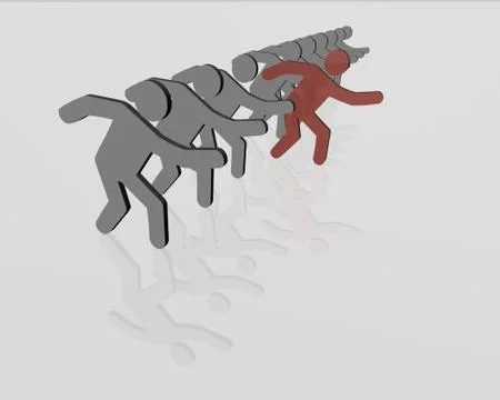 Competitive advantage Stock Illustration