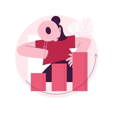 Competitive analysis abstract concept vector illustration. イラスト素材