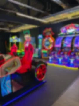 Competitive Gamers Playing Multiplayer PC Games In Neon-Lit Esports Gaming .. Stock Photos