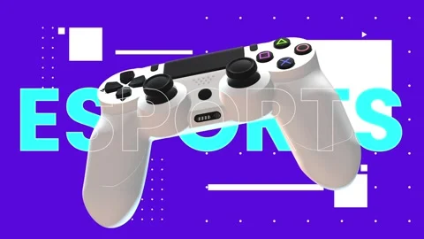 Competitive Gaming Logo Opener with Bold Geometric Motion After Effects stock