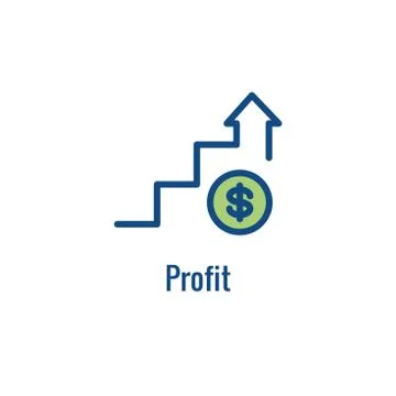 Competitive Pricing Icon Showing an aspect of  Pricing, Growth, Profitability Stock Illustration