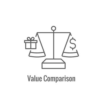 Competitive Pricing Icon Showing an aspect of  Pricing, Growth, Profitability Stock Illustration