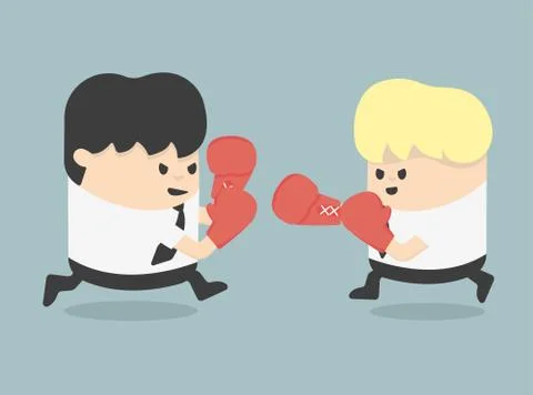 Competitiveness of business Stock Illustration