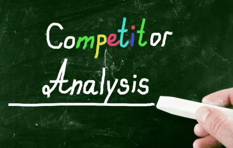 Competitor analysis concept 스톡 일러스트