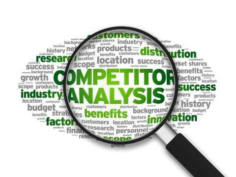 Competitor analysis Stock Illustration