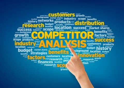 Competitor analysis Stock Illustration