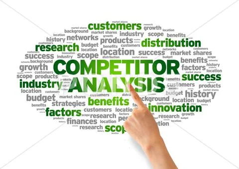 Competitor analysis Stock Illustration