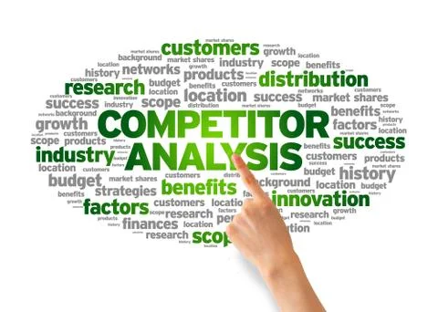 Competitor analysis Stock Illustration
