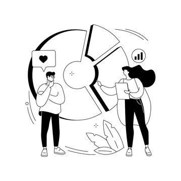 Competitor research abstract concept vector illustration. Stock Illustration