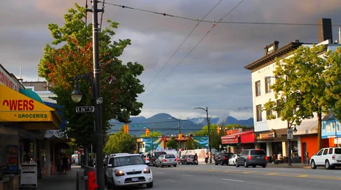 Compilation - main st Vancouver soma Stock Footage 37703084