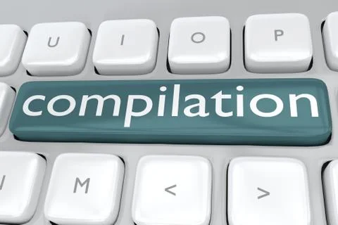 Compilation - software concept Stock Illustration