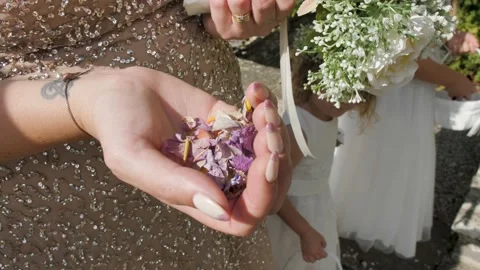 Compilation of Wedding Day scenes - confetti, champagne and Table Decor 库存影片 224301636