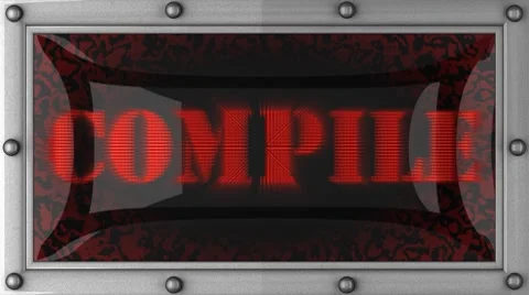 Compile on led 스톡 동영상 8685526