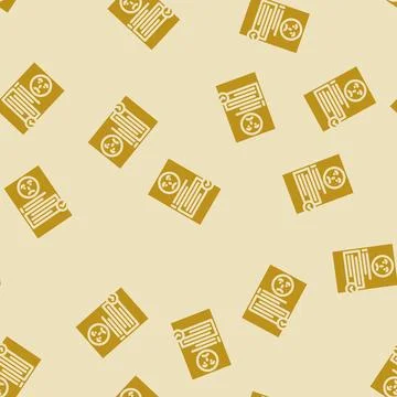Complaint resolution business process glyph vector seamless pattern Stock Illustration