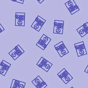 Complaint resolution business process line vector seamless pattern 스톡 일러스트