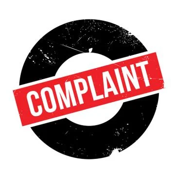 Complaint rubber stamp Stock Illustration