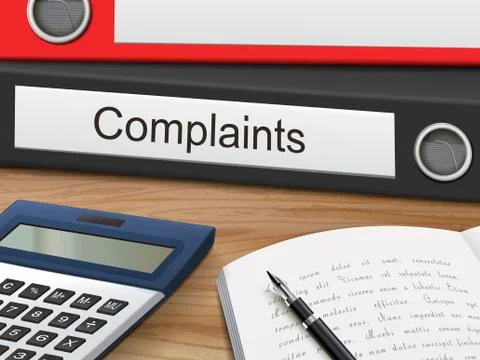 Complaints on binders Illustrazione stock