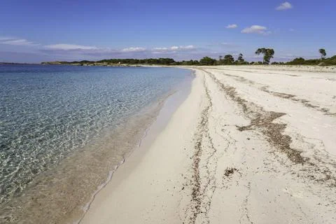 Complejo dunar, playa Es Caragol.espacio de alta proteccion medioambiental, S Stock Photos