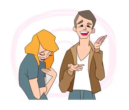 Complement vector illustration women men clip art Stock Illustration