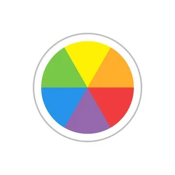 Complementary colors. Primary and secondary colors. Color theory. Understan.. Stock Illustration