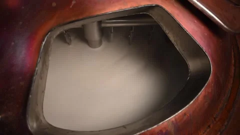 Complete Brewing Process at Private Craft Brewery Shot in 4k Slow Motion Stock Footage 323917874