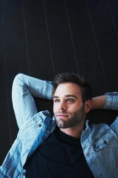 In complete chill mode Stock Photos