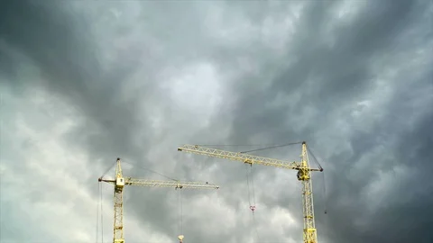 Complete construction animation Stock Footage 88351900