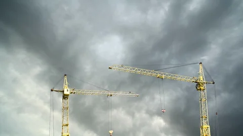 Complete construction time-lapse Stock Footage 88351928
