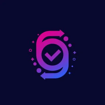 Complete conversion or exchange vector icon Stock Illustration