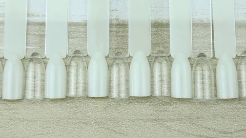 Complete creative manicure among clean Stock Footage 84884931