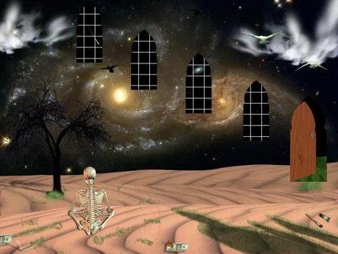 Complete detachment Stock Illustration