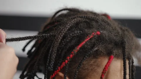 The Complete Dreadlocks Haircut Process Exploring Creative and Unique Styling Stock Footage 312315161