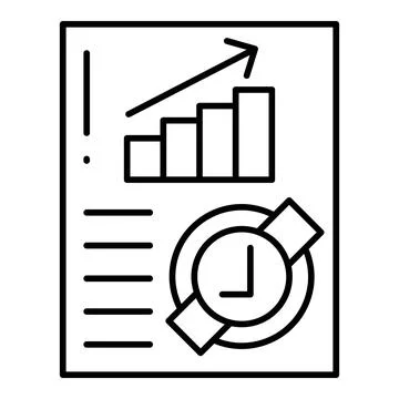 Complete Line Icon Stock Illustration